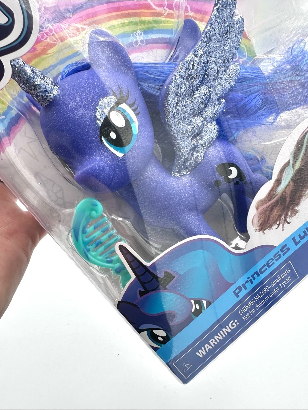My Little Pony Princess Luna Sparkling Glitter Figure - Picture 3 of 5
